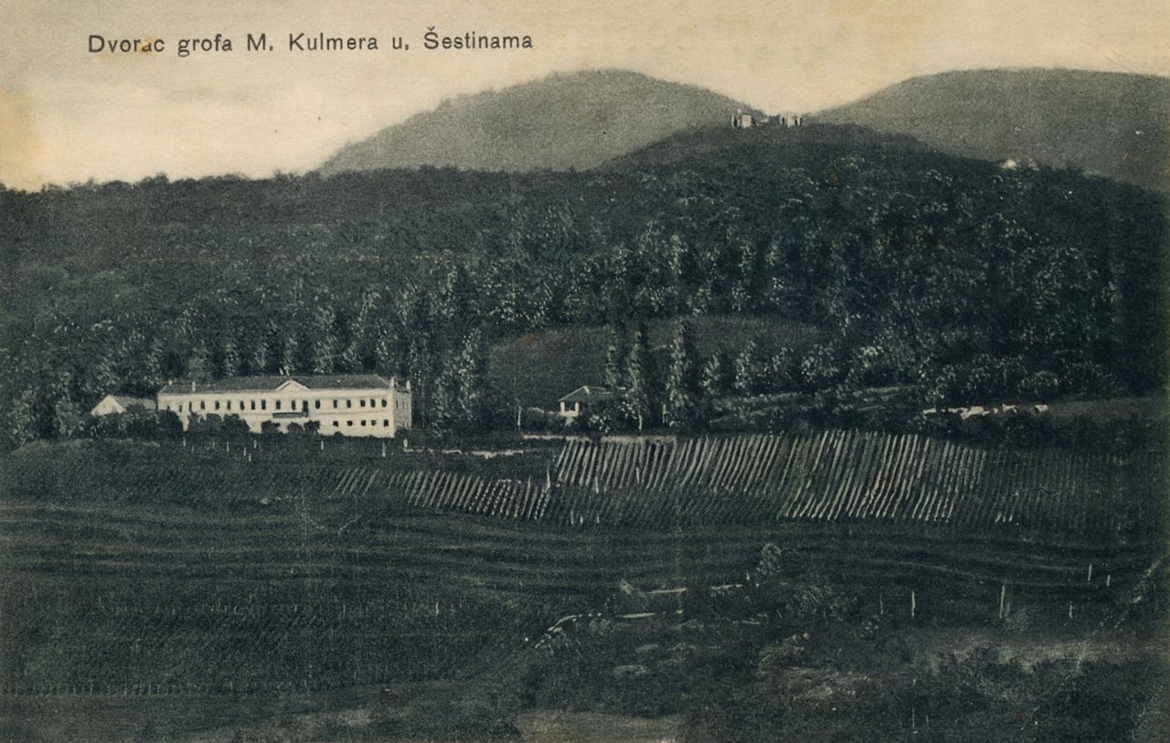 Kulmerovi dvori, Šestine, oko 1910. godine